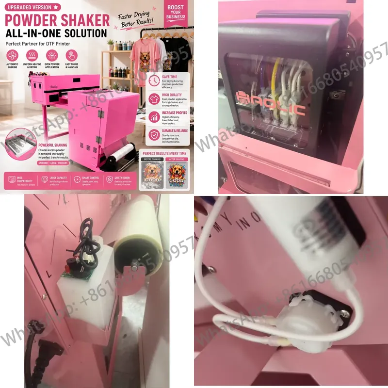 Pet Supplies In - Fabrikneuer A2 DTF-Drucker mit PET-Folien-Pulvertinte –