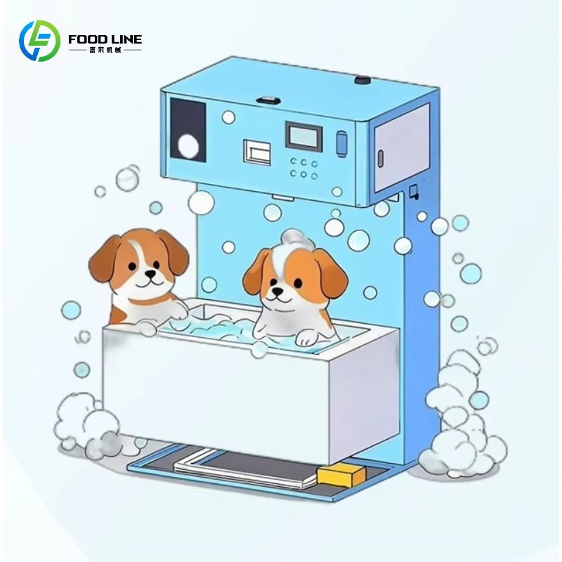 Pet Supplies Wash Station - Haustierhygienestation mit Föhn, Selbstbedienungs-Hundewaschmaschine mit Zahlungssystem,