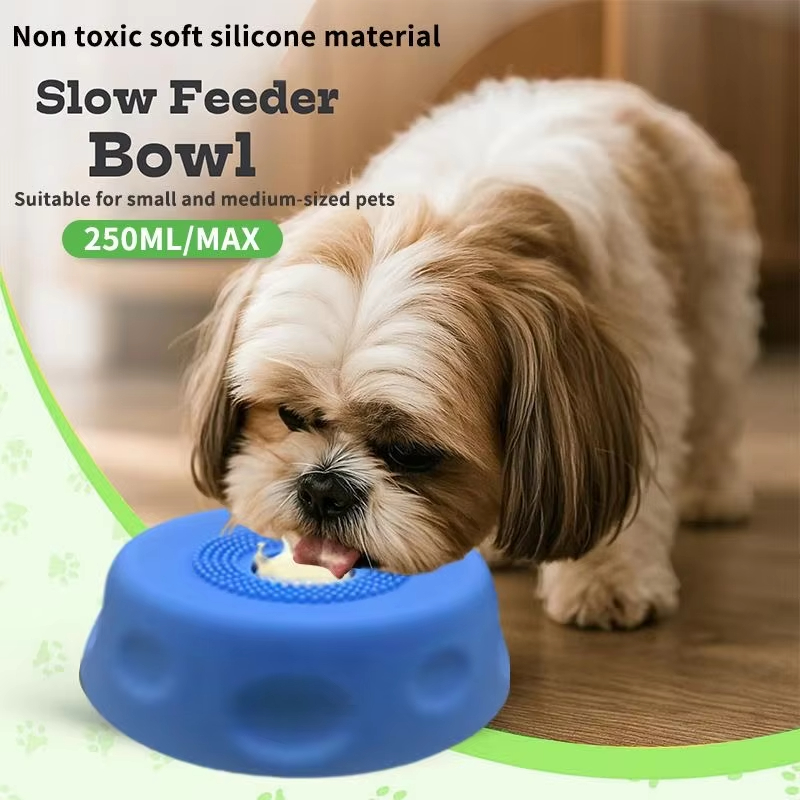 Slow Feeder Dog Bowl - Haustier-Leckmatte Joghurt-Leckplatte Slow Feeder für Hunde
