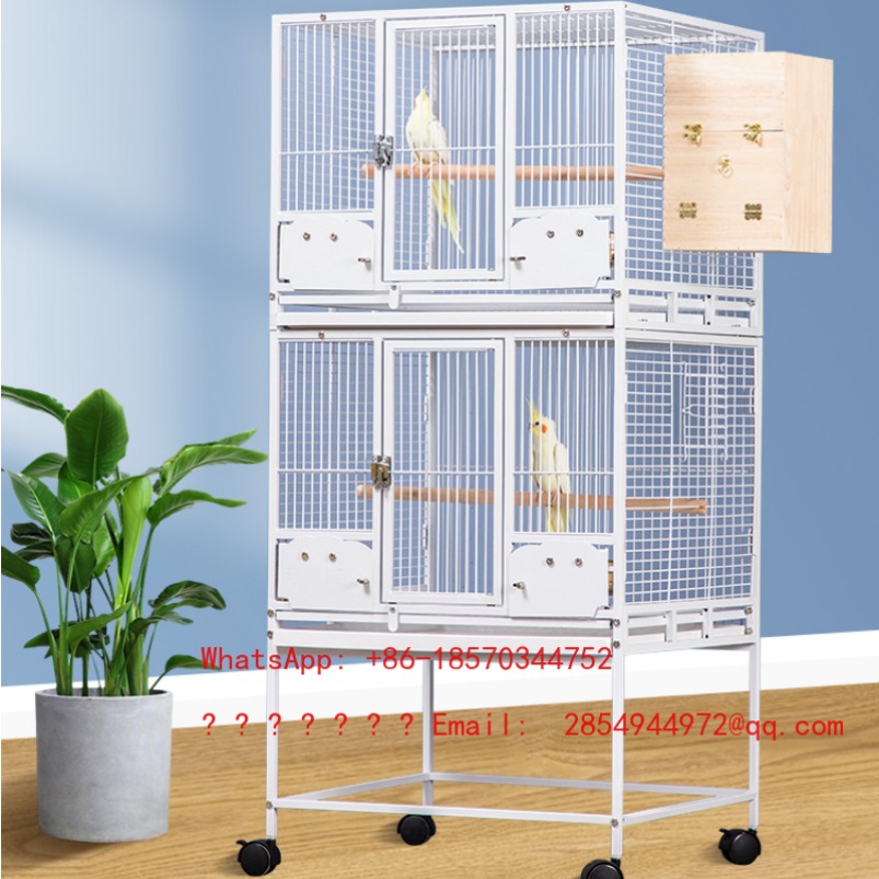 Bird Cage Parrot - 2026 Tauben-Großvogelkäfig Futterstation Outdoor-Zuchtbox Vogelkäfig Papageienständer