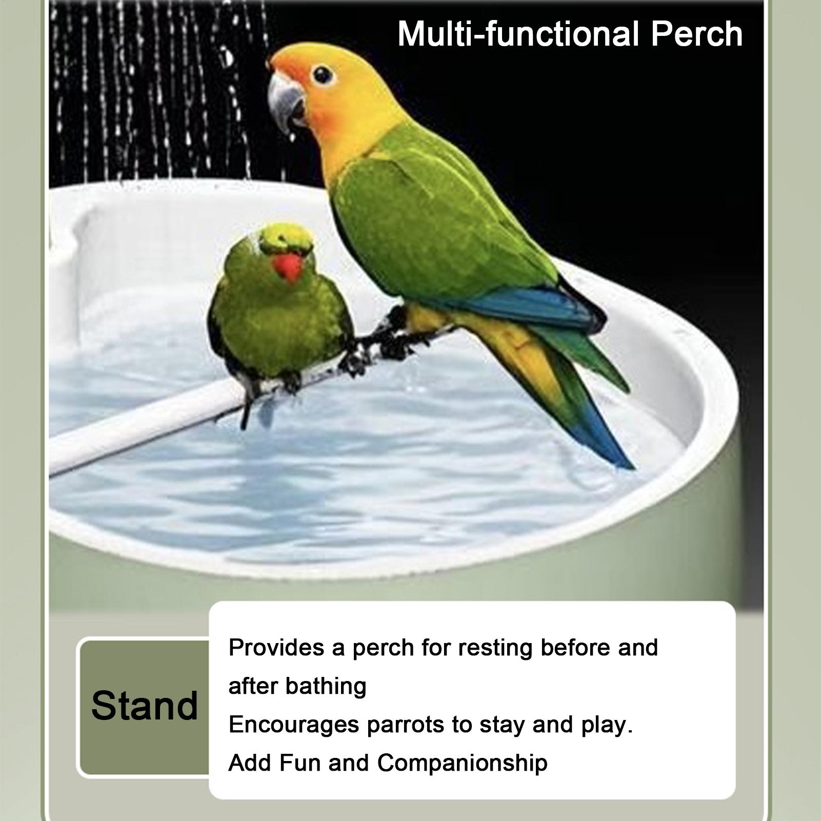 Bird Cage Parrot - Automatisches Vogelbad für Haustiere, USB-betriebene Badewanne