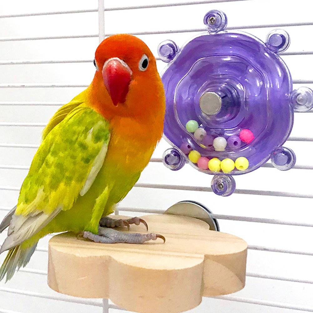 Bird Cage Parrot - Interaktives Papageienspielzeug, Vogelkäfigspielzeug für Papageien, rotierender