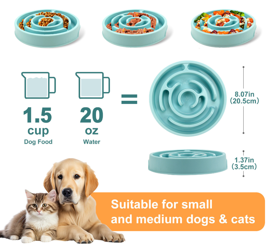 Slow-Feeder-Hundenapf - Rutsch – Slow Feeder Dog Bowl Bewertung und Preis