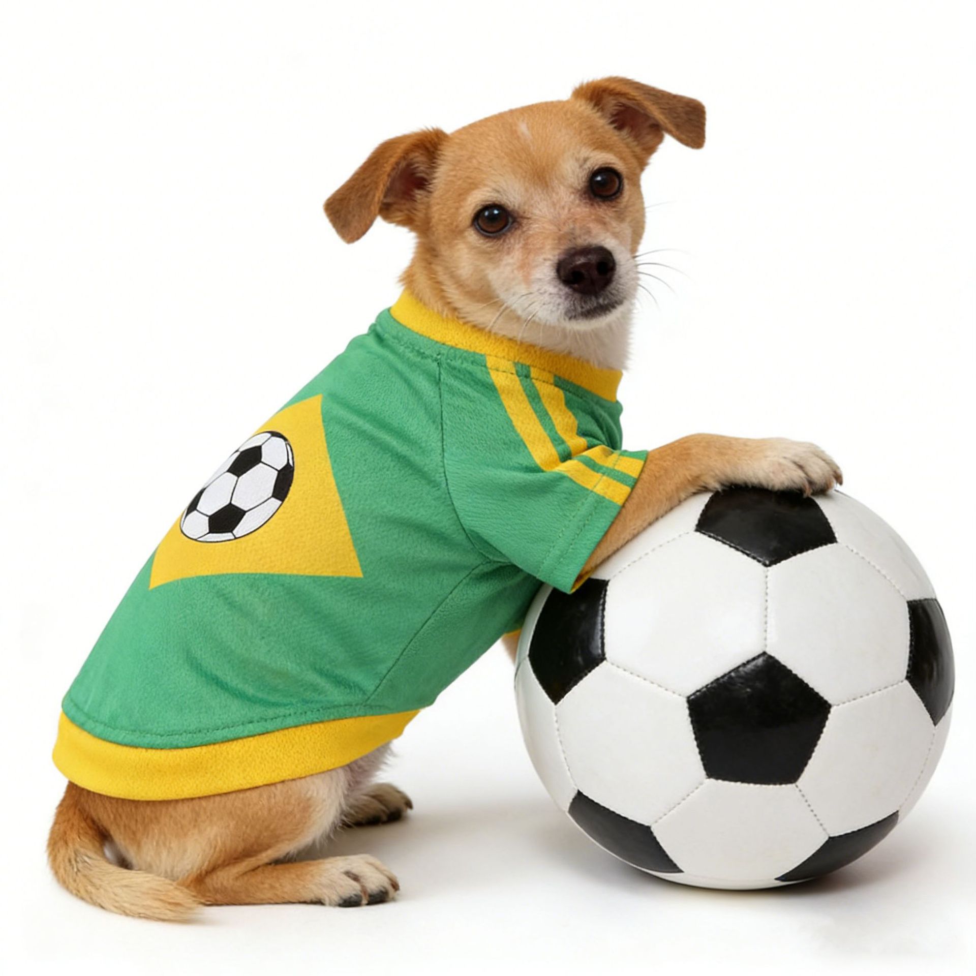 Fußballmuster Hundekleidung At – Pet Supplies Jersey Bewertung und Preis