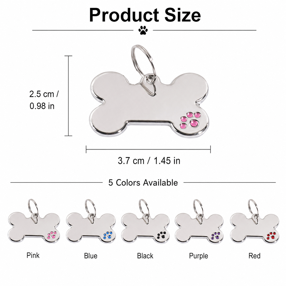 Personalisierte Hundemarke in  – Pet Supplies Us Bewertung und Preis