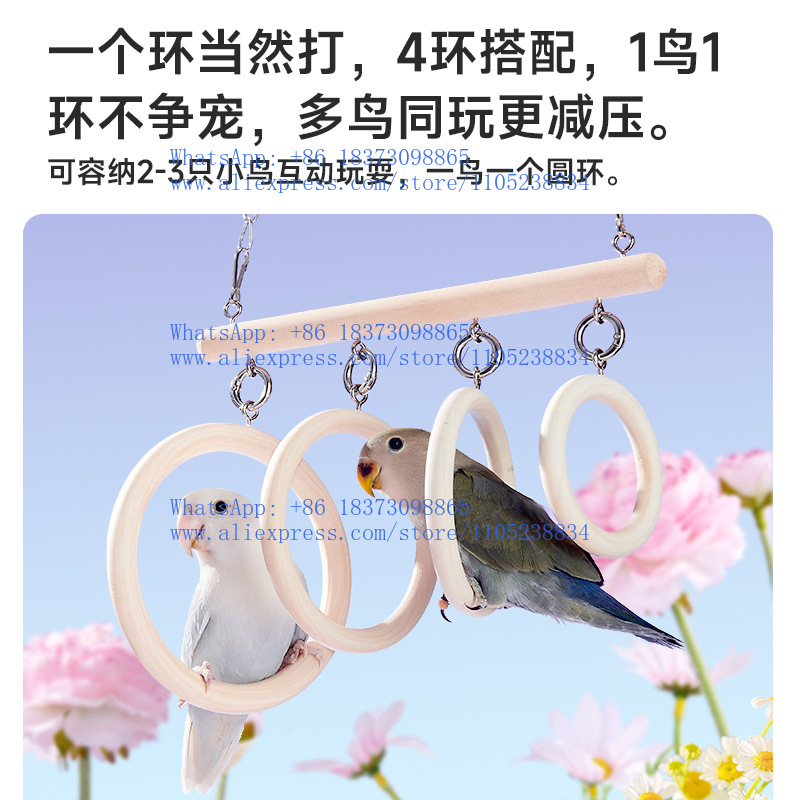 Papageienspielzeug, Ringschauk – Bird Cage Parrot Bewertung und Preis