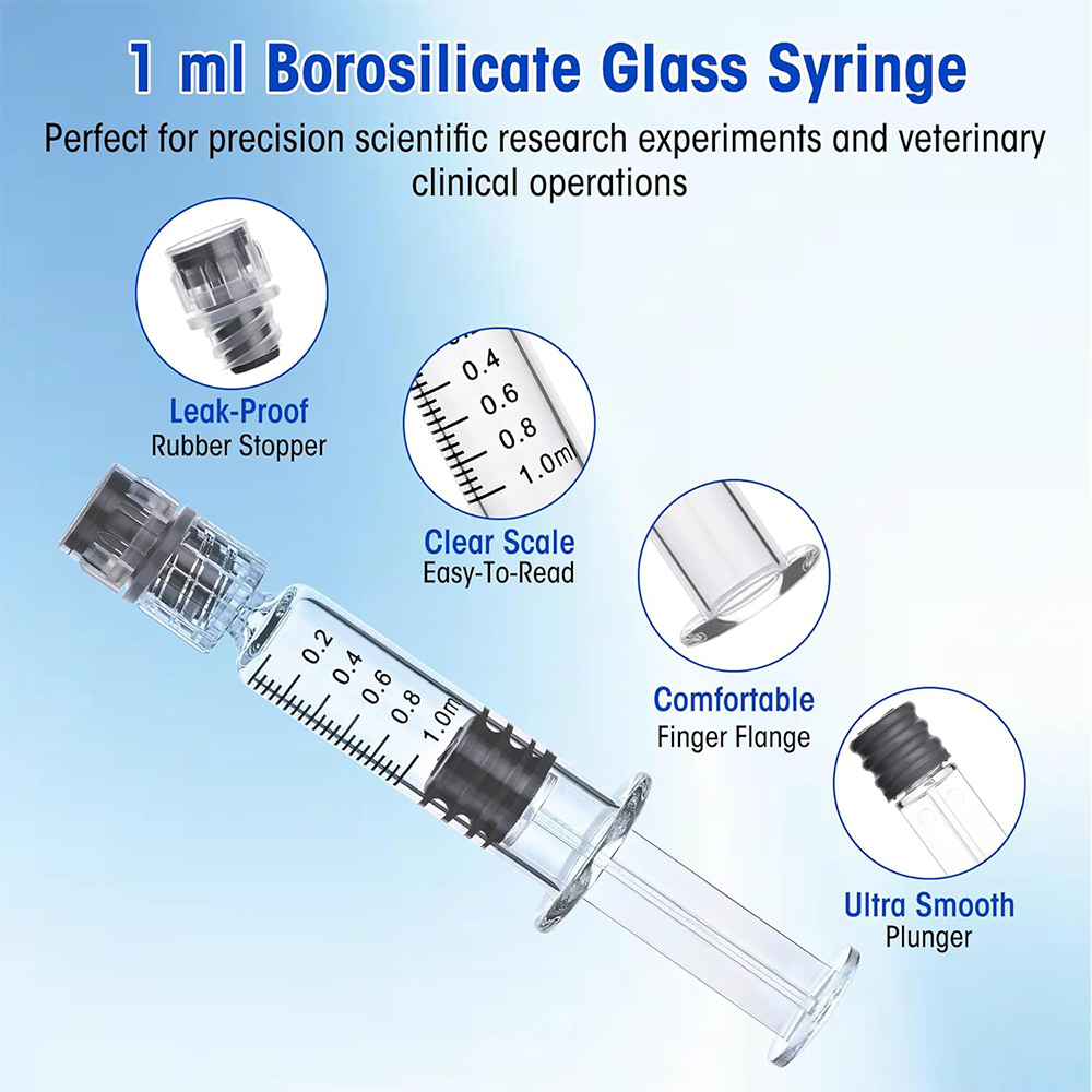 1ml Glas-Luer-Messwerkzeug für – Pet Supplies In Bewertung und Preis