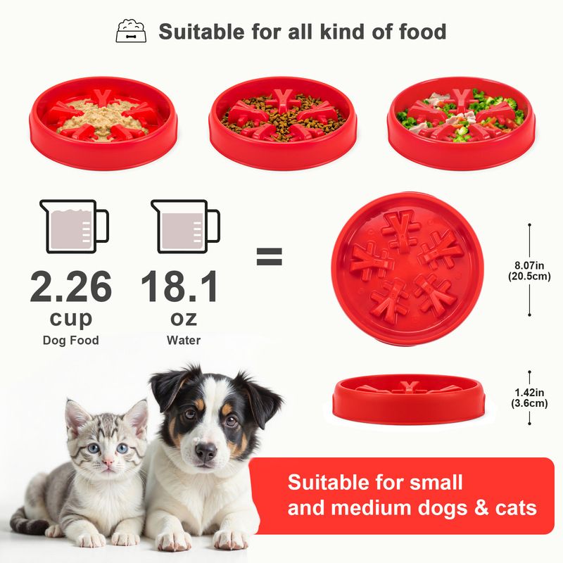 Futternapf, Slow-Feeding-Napf, – Slow Feeder Dog Bowl Bewertung und Preis