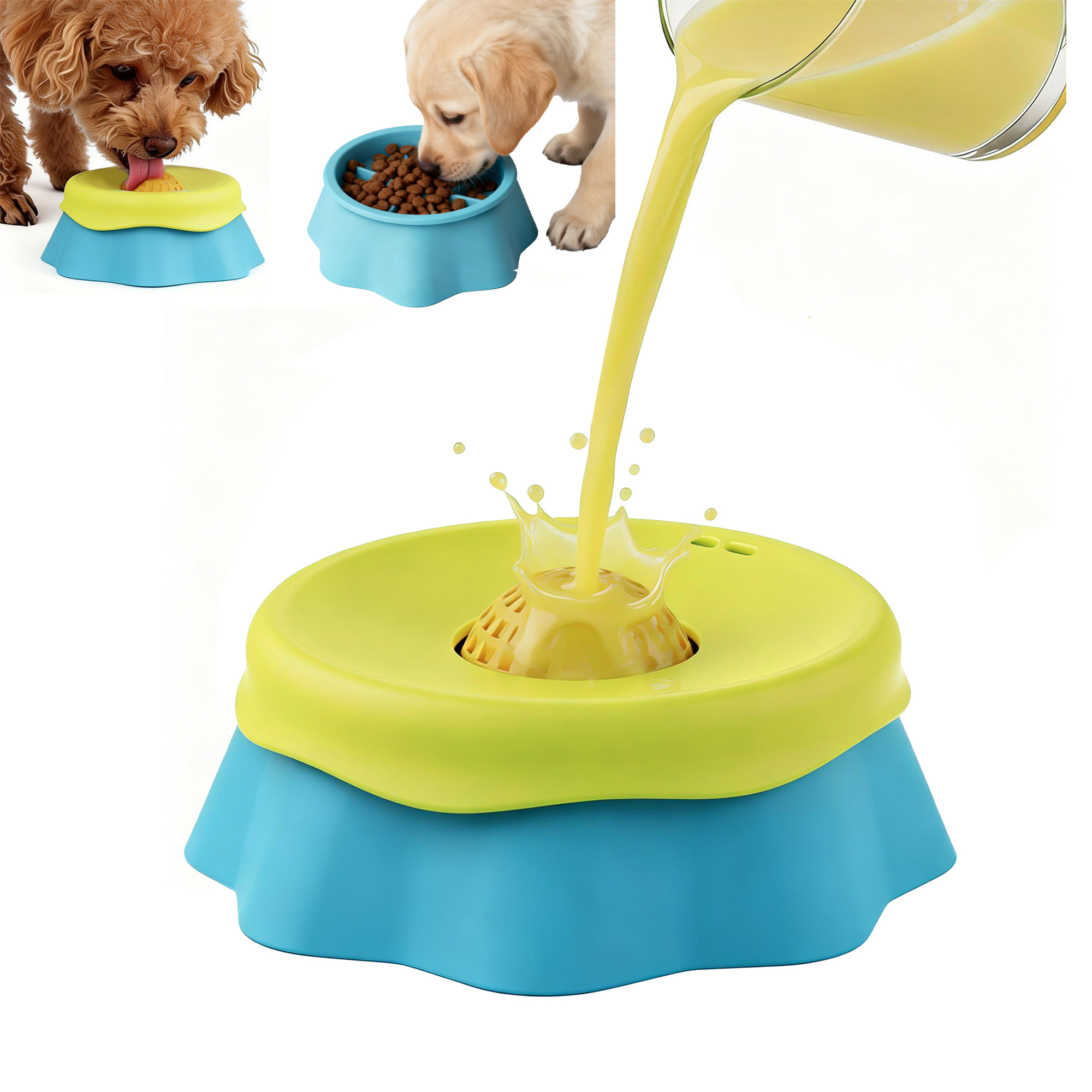 Hundelecknapf: Interaktiver Sl – Slow Feeder Dog Bowl Bewertung und Preis